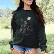 Astronaut Fox Sweatshirt – Space Explorer Moon Rover Mischief