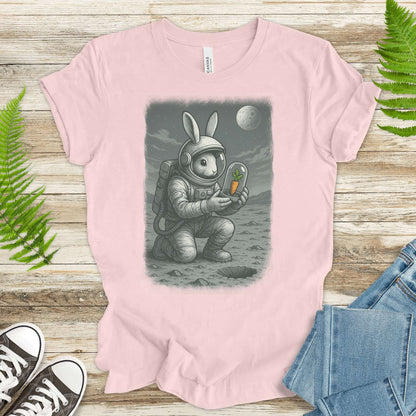 Astronaut Bunny Carrot T-Shirt – Funny Space Rabbit Galaxy Tee
