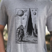 Astronaut Rhino T-Shirt – Retro Safari Space Adventure Tee