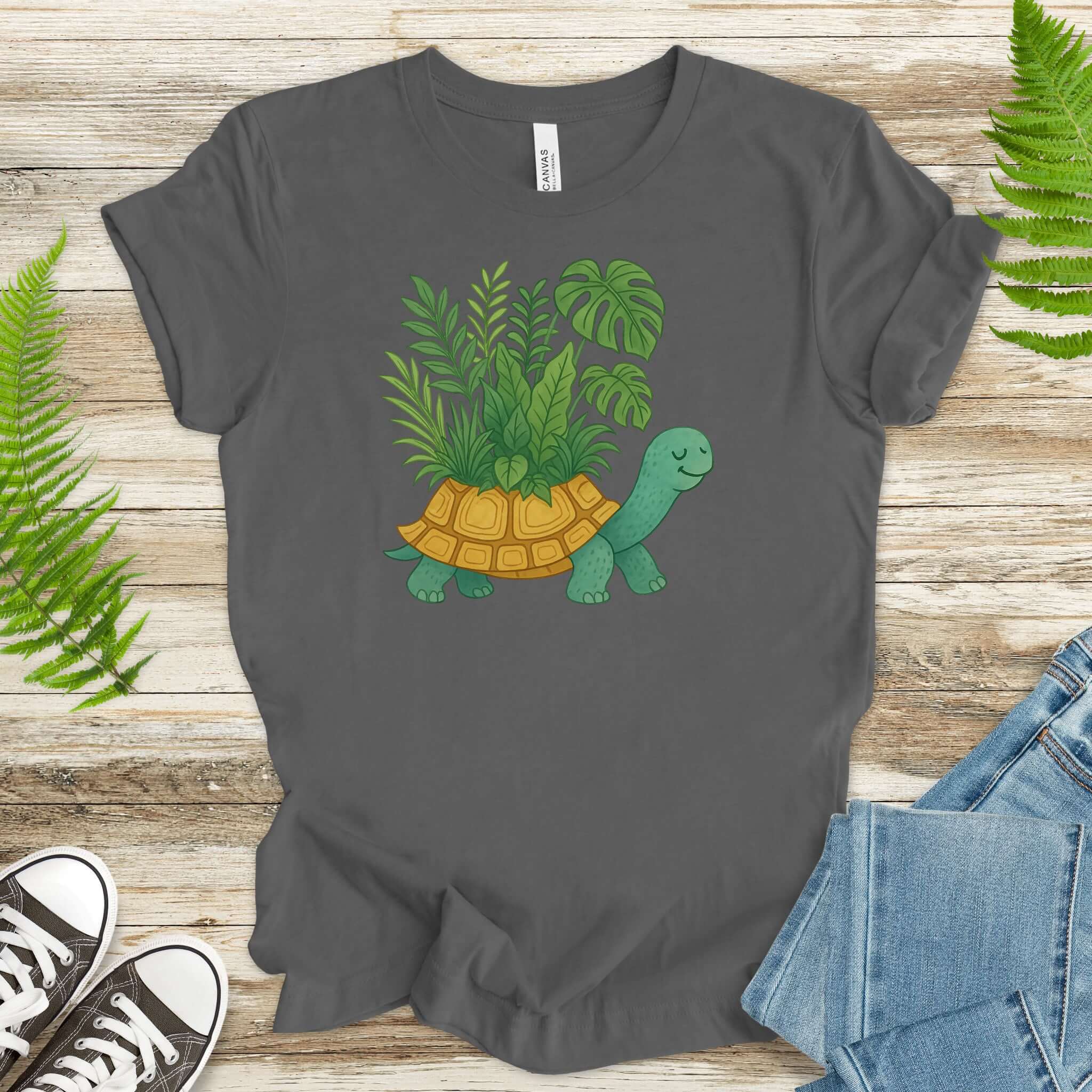 Jungle Tortoise Plant Lover T-Shirt