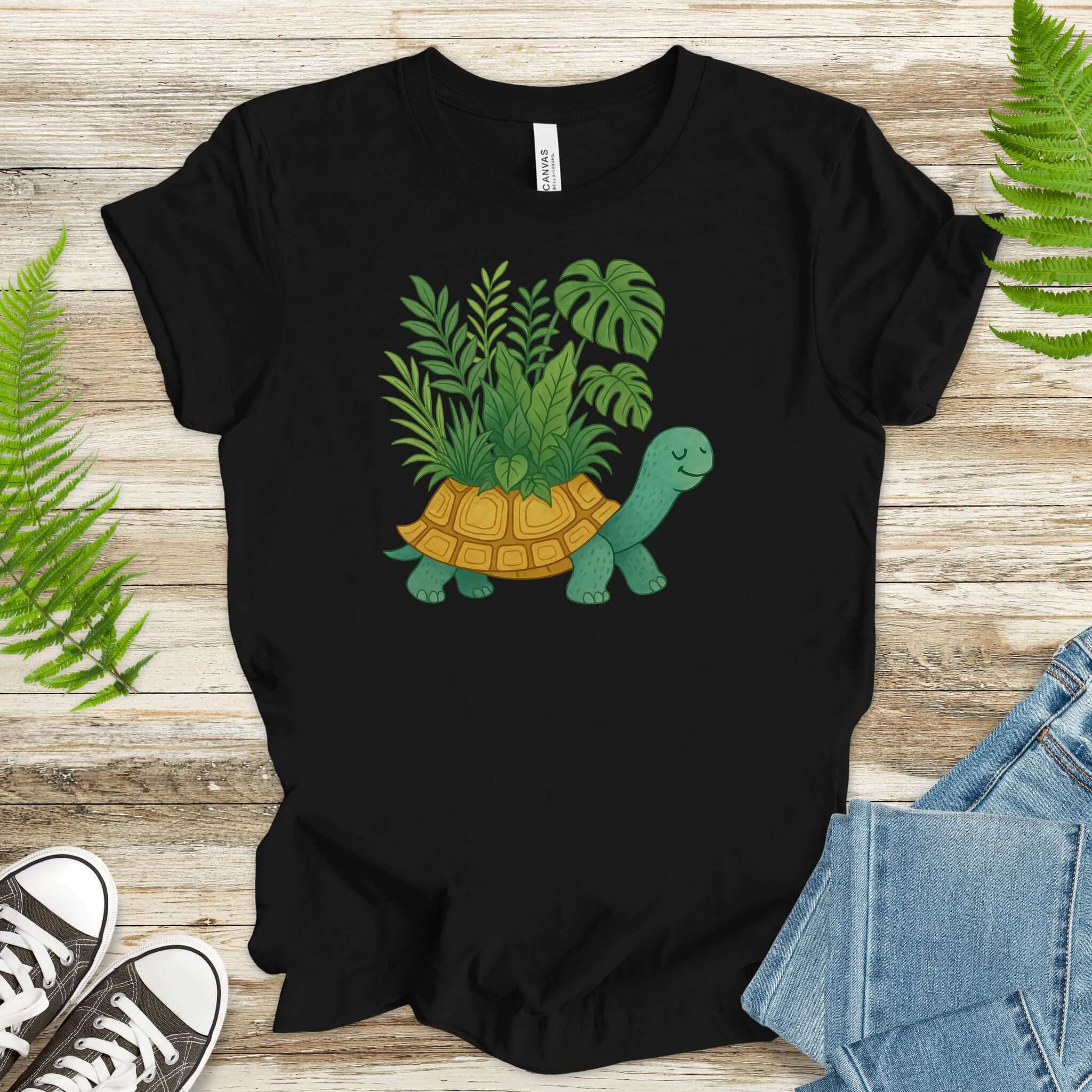 Jungle Tortoise Plant Lover T-Shirt