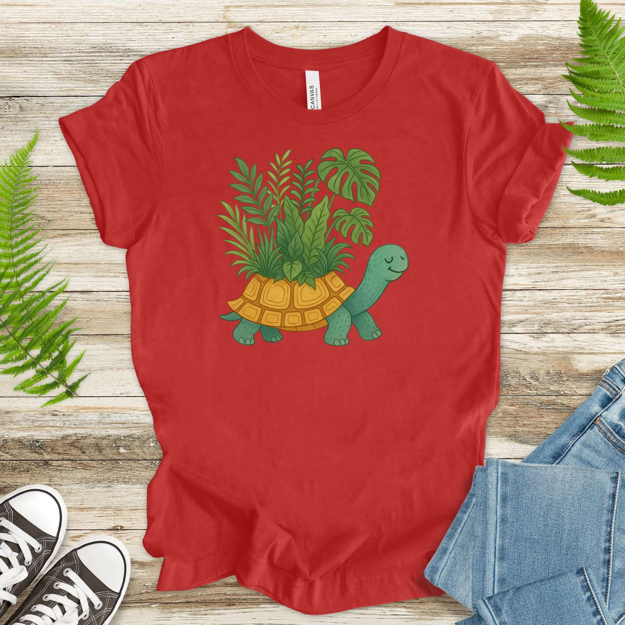 Jungle Tortoise Plant Lover T-Shirt