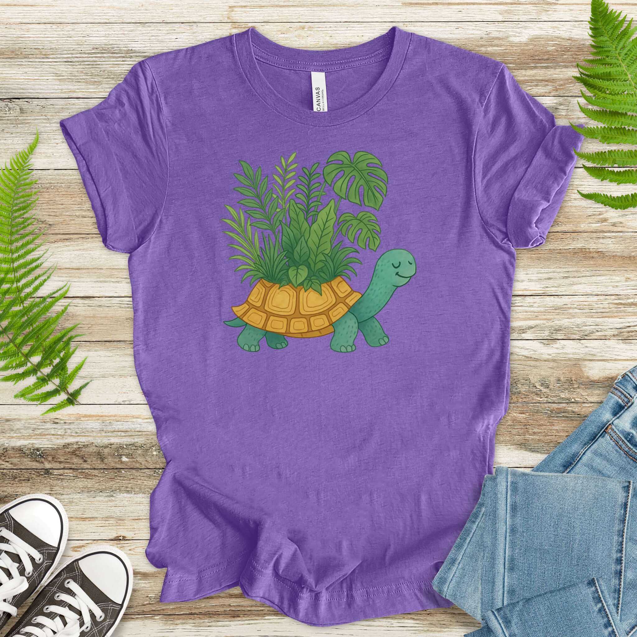 Jungle Tortoise Plant Lover T-Shirt