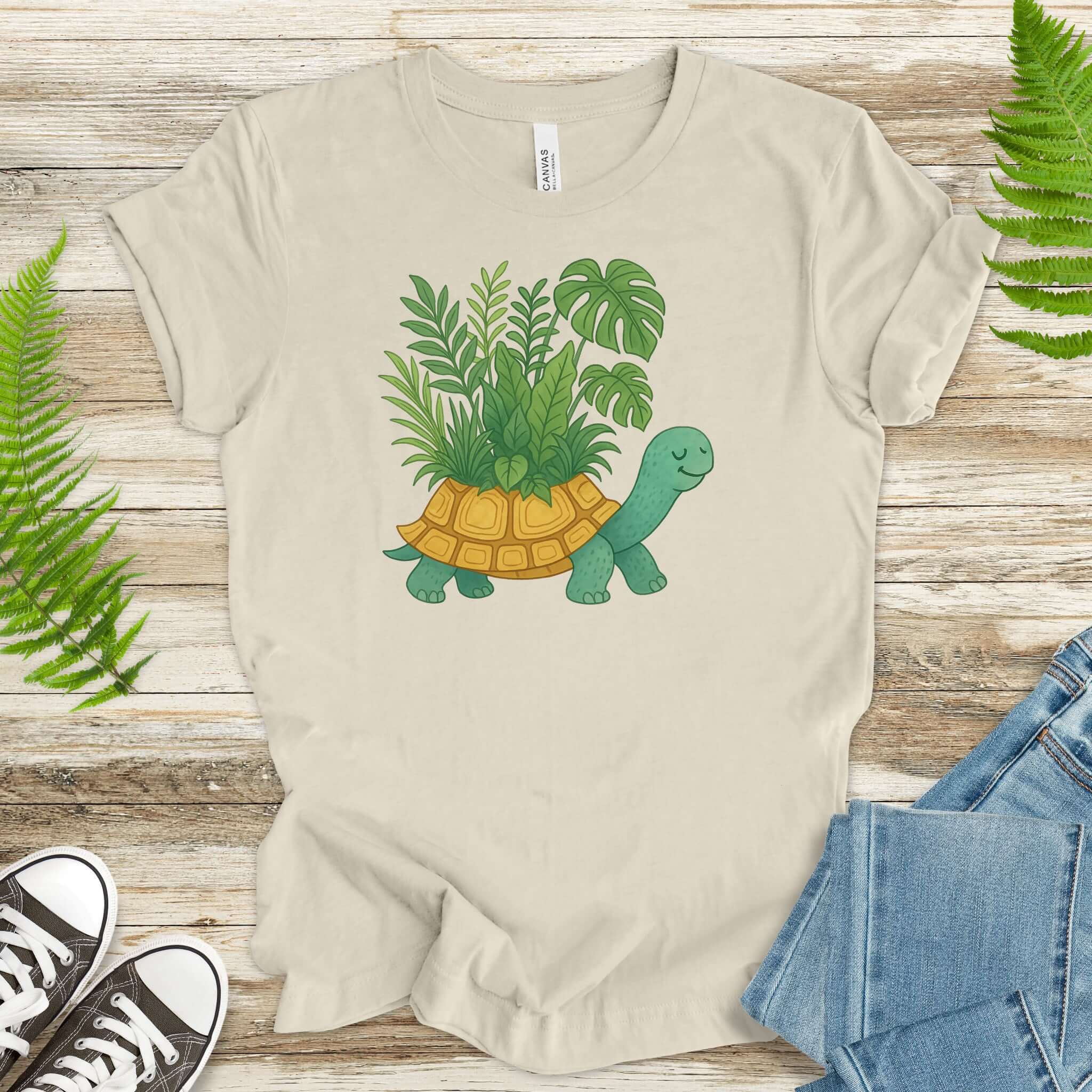 Jungle Tortoise Plant Lover T-Shirt