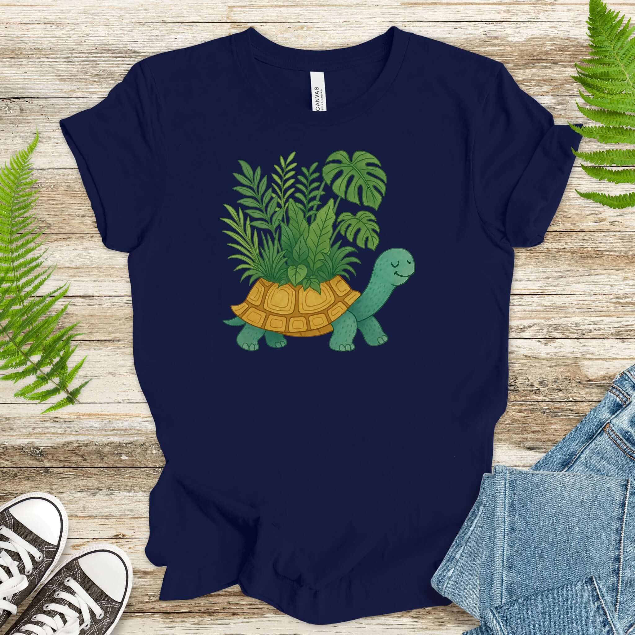Jungle Tortoise Plant Lover T-Shirt