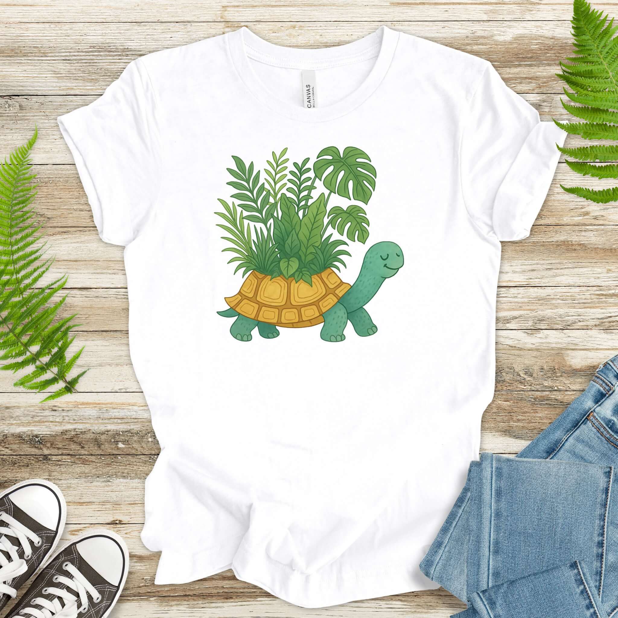 Jungle Tortoise Plant Lover T-Shirt