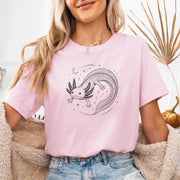 Axolotl in Whimsical Waters T-Shirt