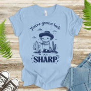 Axolotl Desert Hairdresser T-Shirt – Look Sharp!