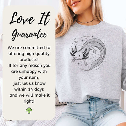 Axolotl Sweatshirt – Whimsical Waters Creature for Dreamy Sea Lovers