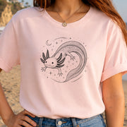 Axolotl in Whimsical Waters T-Shirt