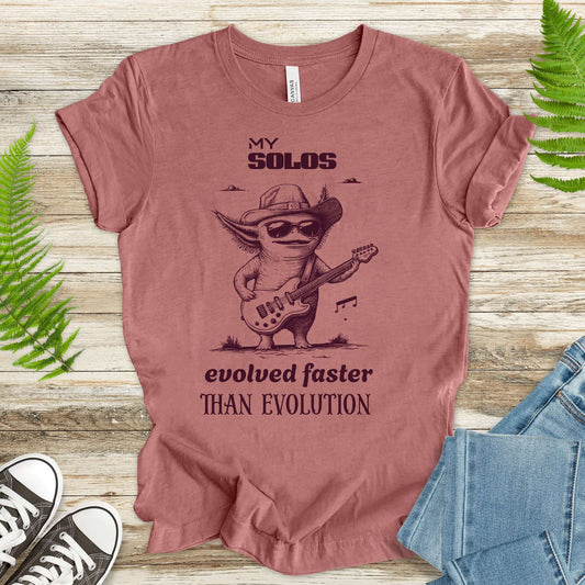 Axolotl Rock Star Evolution T-Shirt