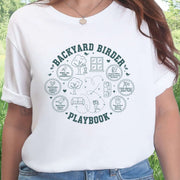 Backyard Birder Playbook T-Shirt – Funny Birdwatching Nature Humor Tee
