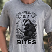 Badger Reading Between the Bites T-Shirt