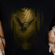Barn Owl Spirit Animal T-Shirt – Mystical Forest Flight
