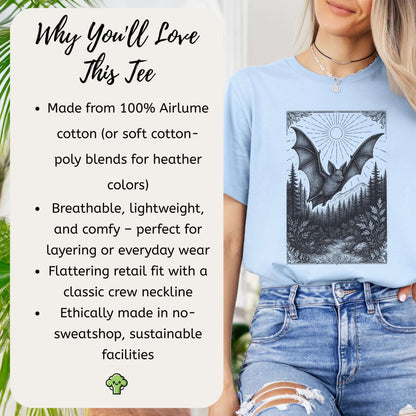 Nocturnal Guide – Bat Spirit Animal T-Shirt