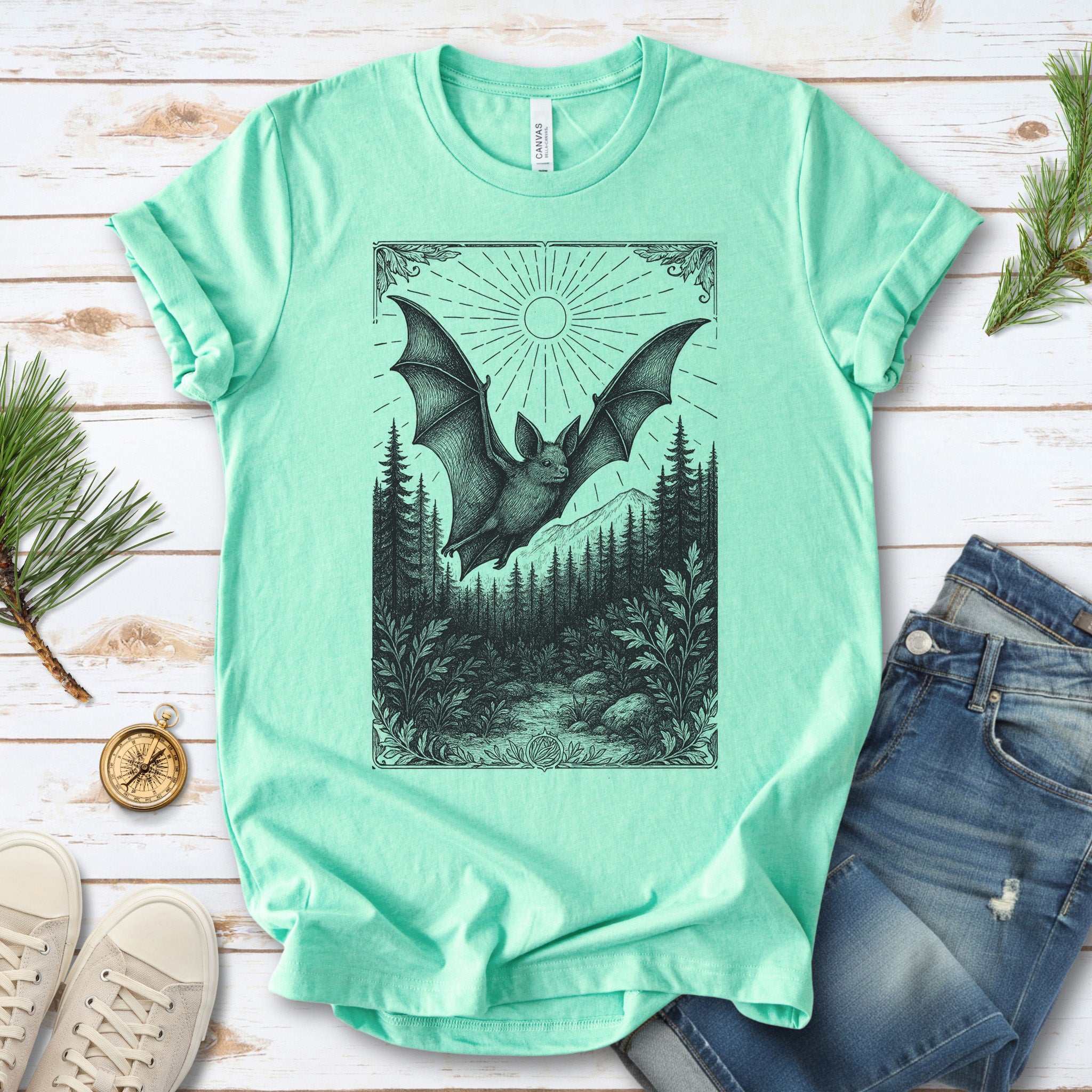 Nocturnal Guide – Bat Spirit Animal T-Shirt