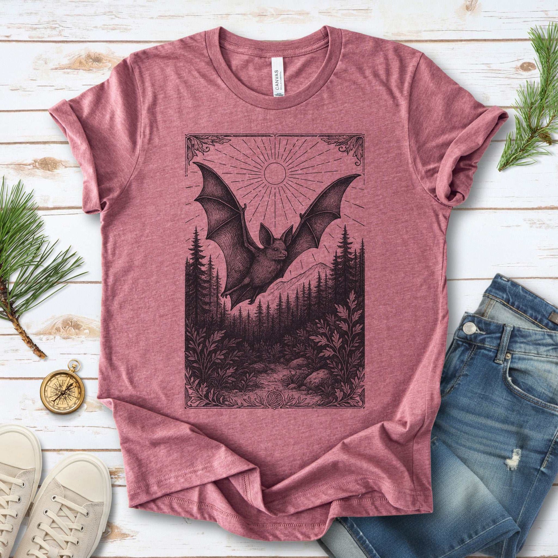 Nocturnal Guide – Bat Spirit Animal T-Shirt