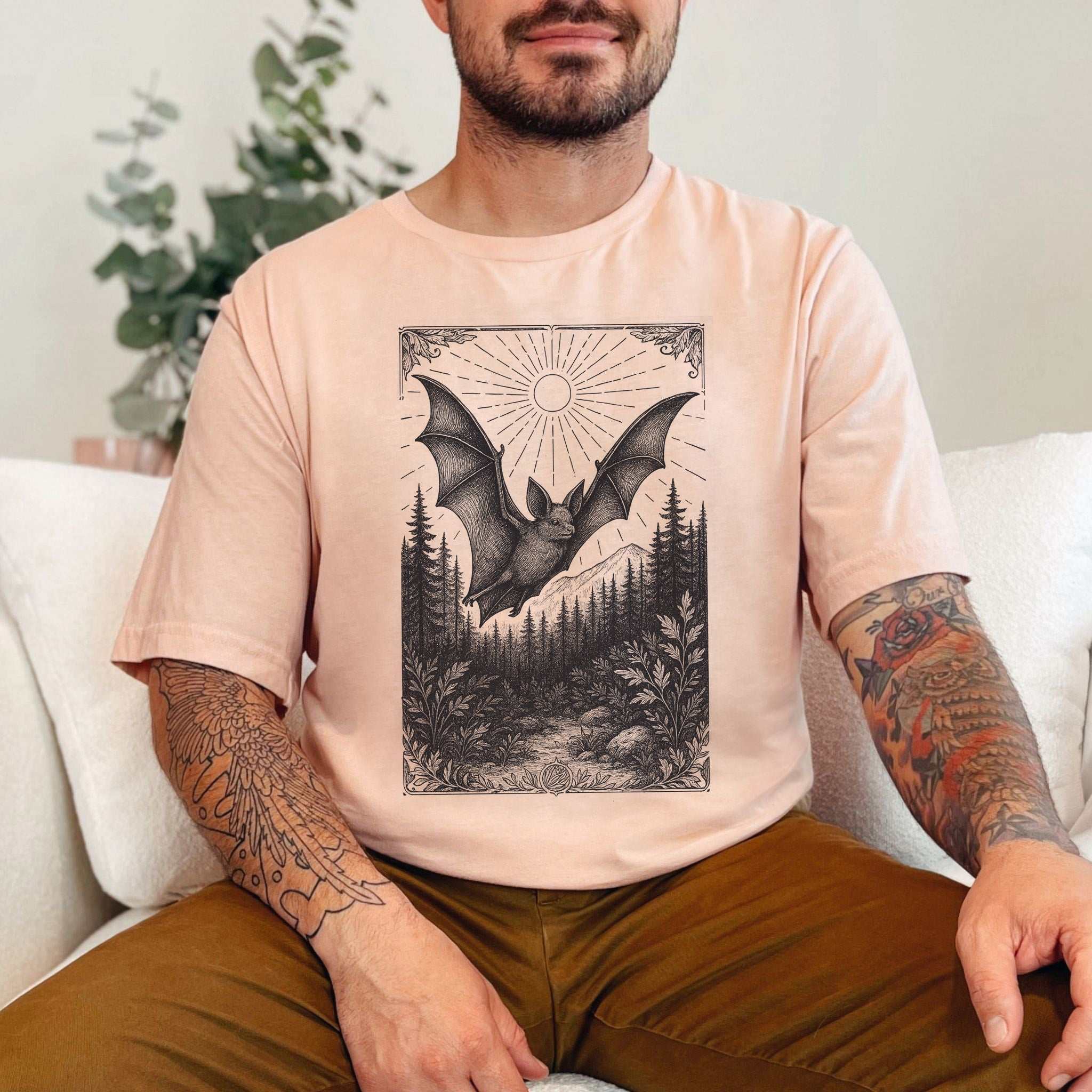 Nocturnal Guide – Bat Spirit Animal T-Shirt