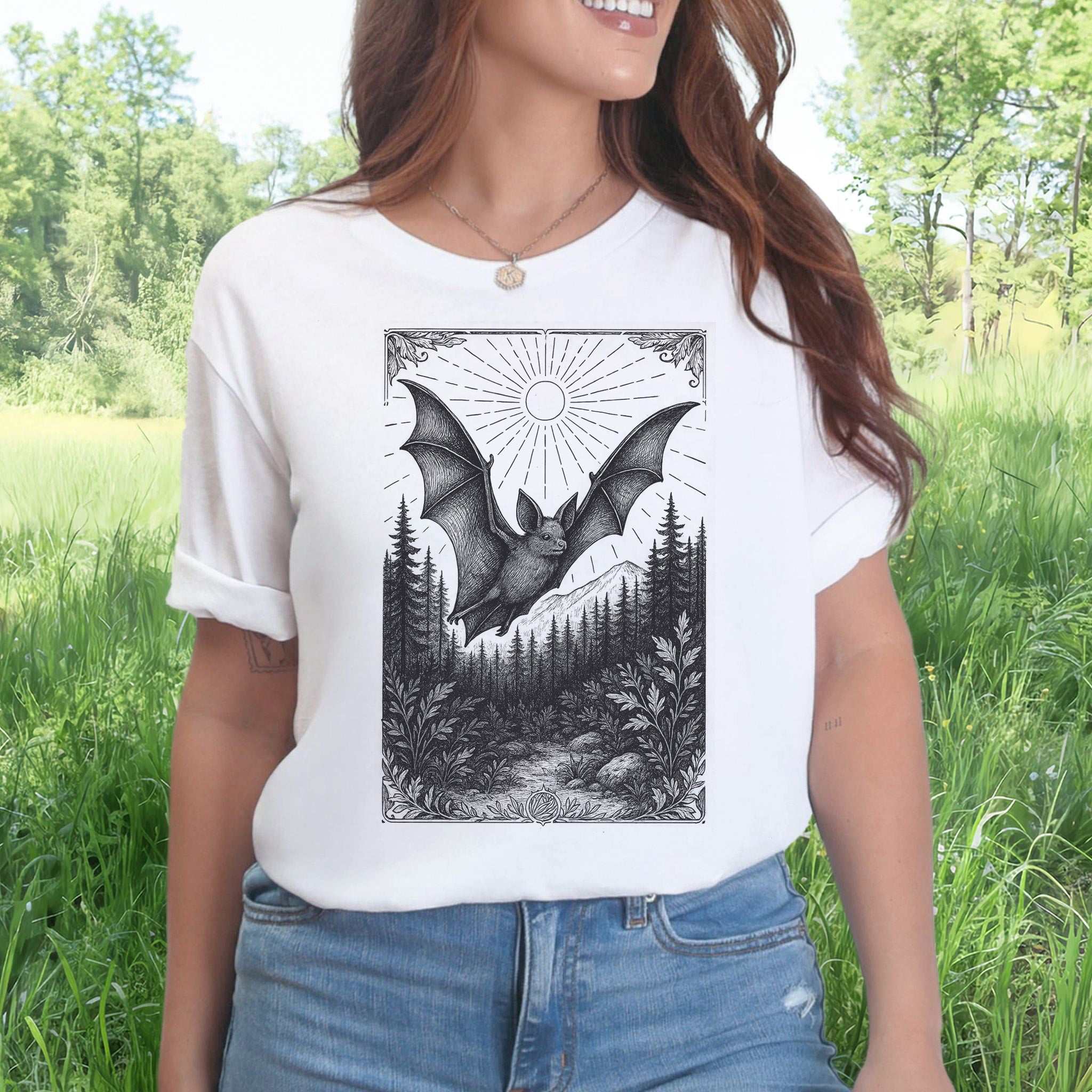 Nocturnal Guide – Bat Spirit Animal T-Shirt