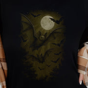 Bat Spirit Animal T-Shirt – Full Moon Forest Flight Vibes