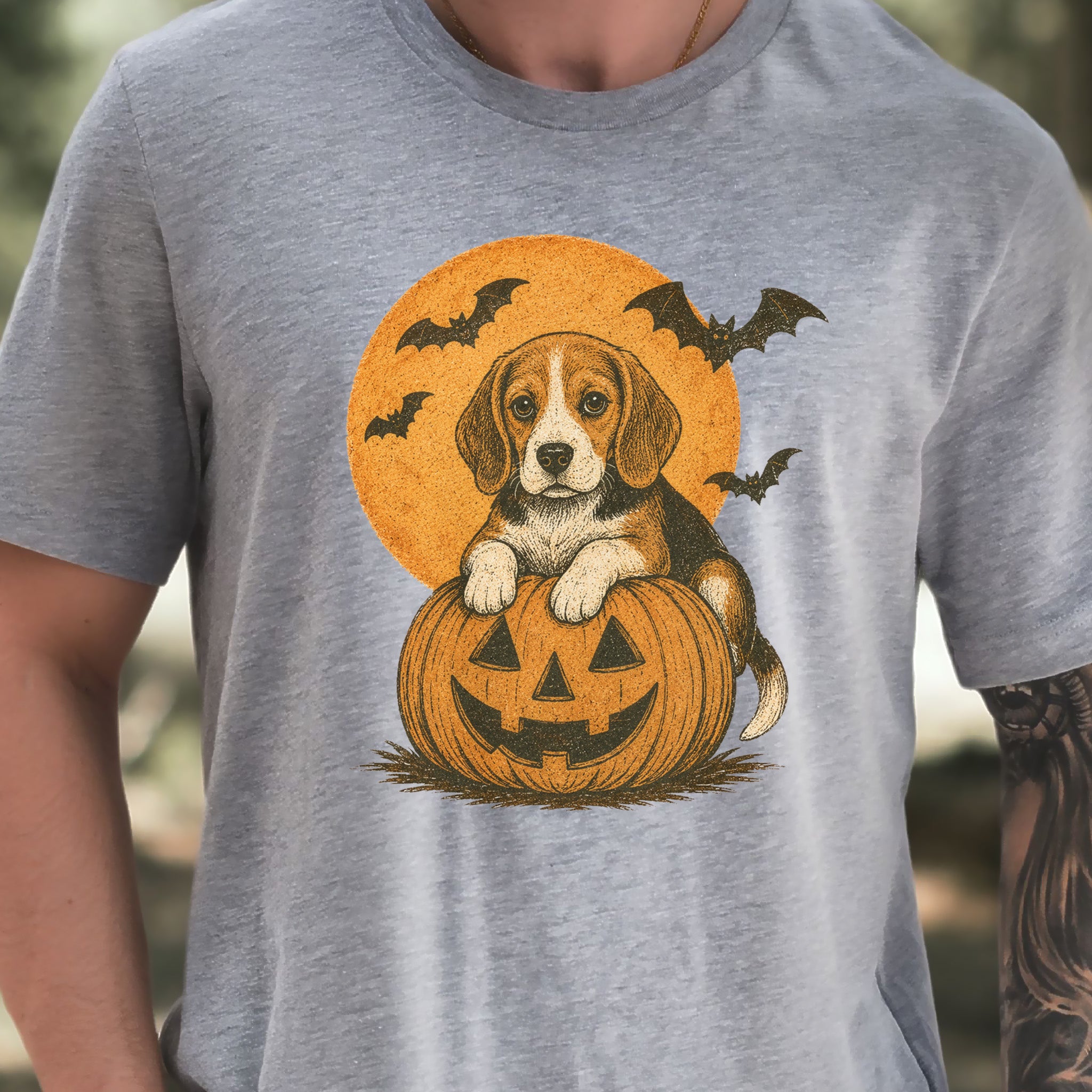 Beagle Halloween Pumpkin End Animal Testing T-Shirt