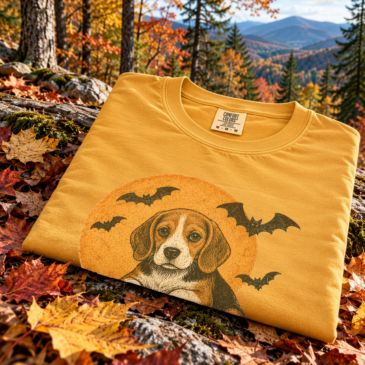Beagle Halloween Pumpkin End Animal Testing Comfort Colors Shirt