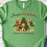 Beagles Feel at Home Christmas Tree Shirt – Stop Animal Experiments
