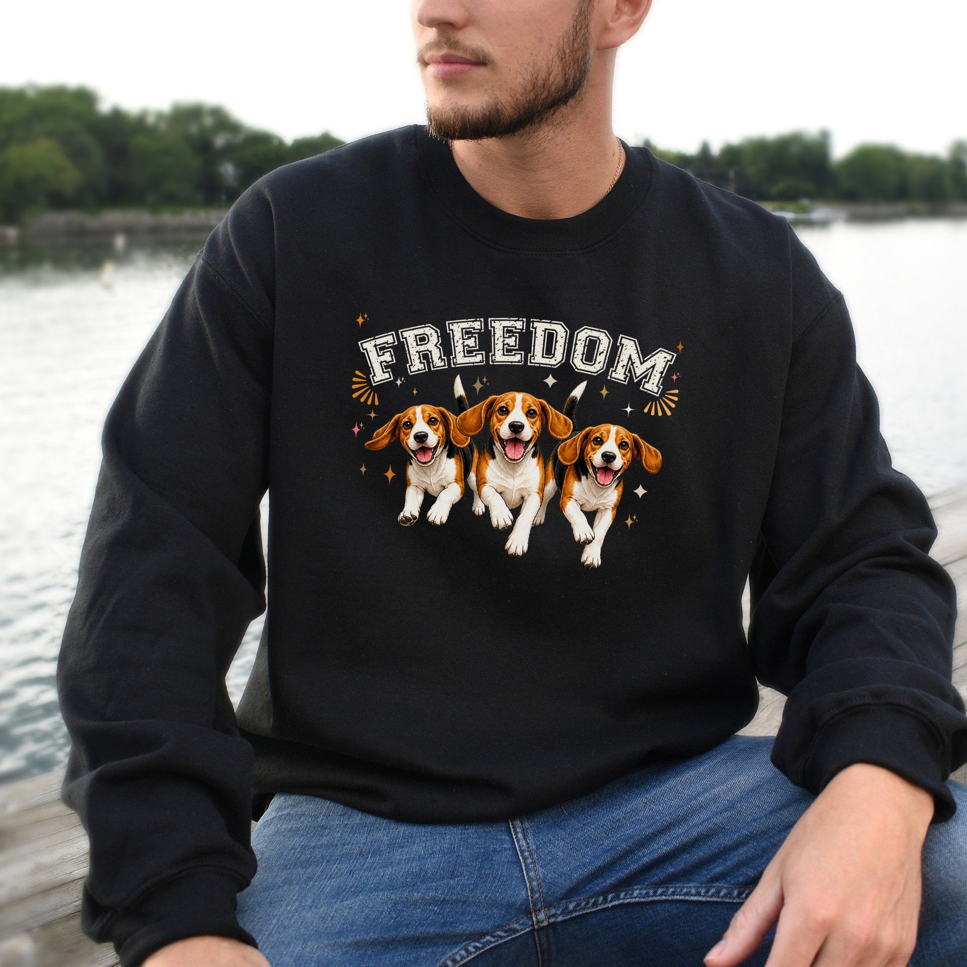 Beagles Freedom Rescue Dog End Animal Testing Advocacy Gift Sweatshirt