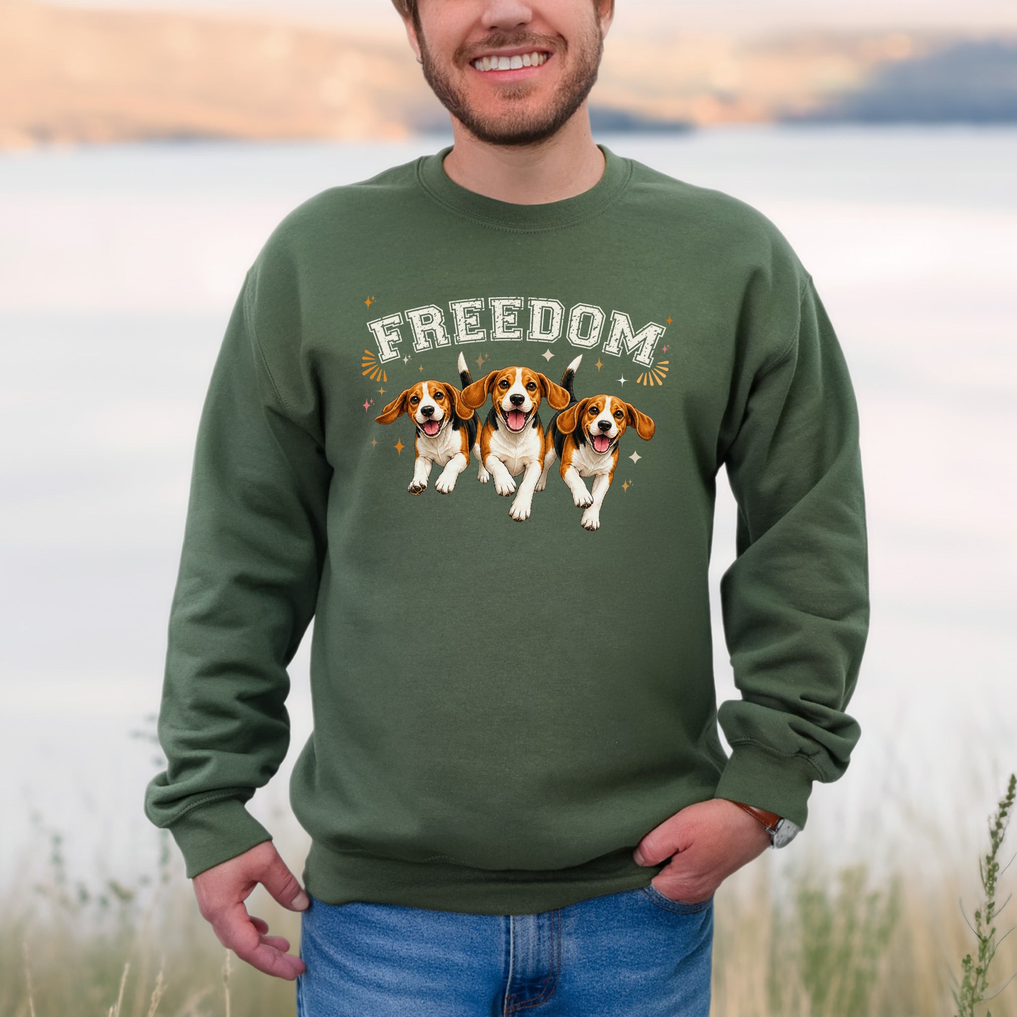 Beagles Freedom Rescue Dog End Animal Testing Advocacy Gift Sweatshirt