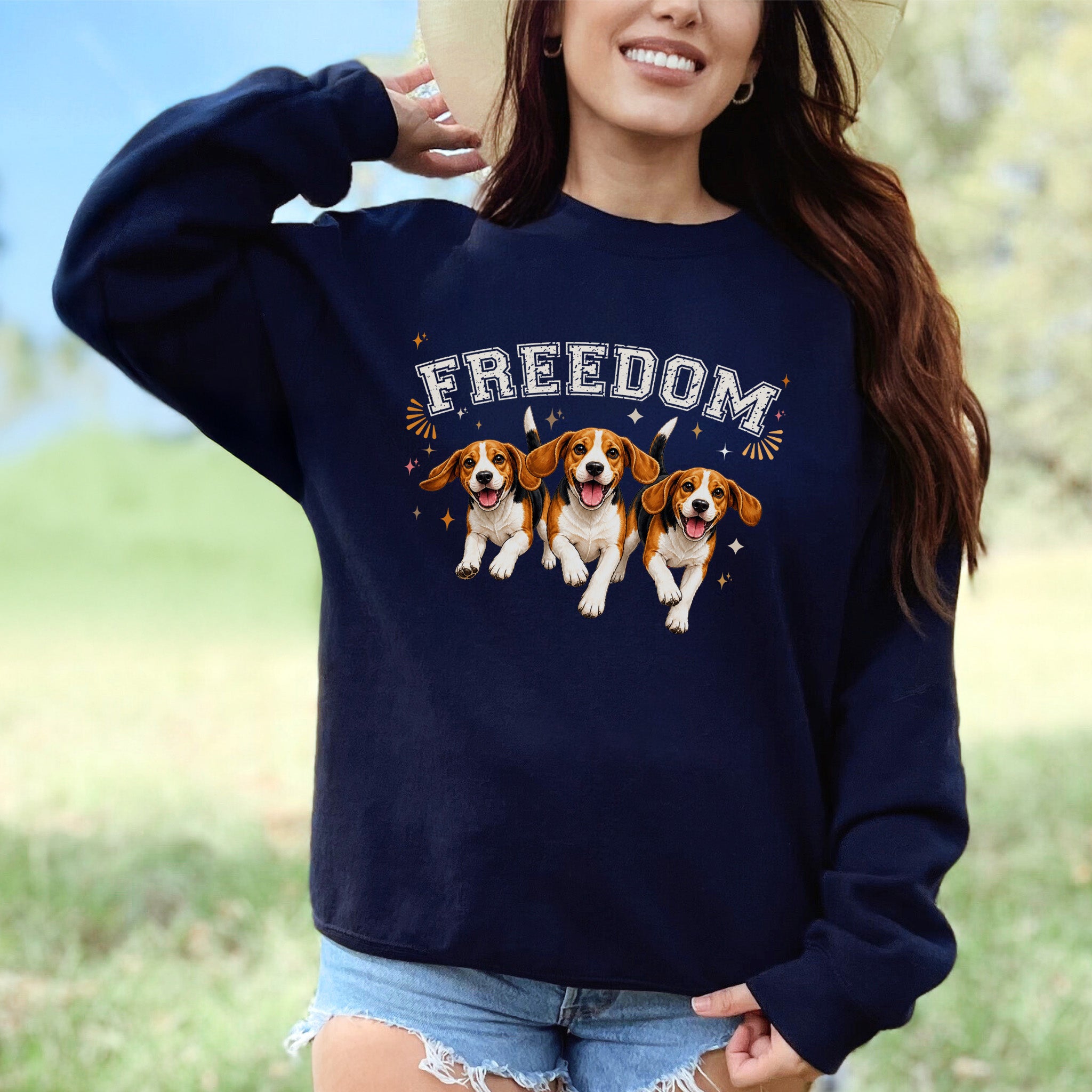 Beagles Freedom Rescue Dog End Animal Testing Advocacy Gift Sweatshirt