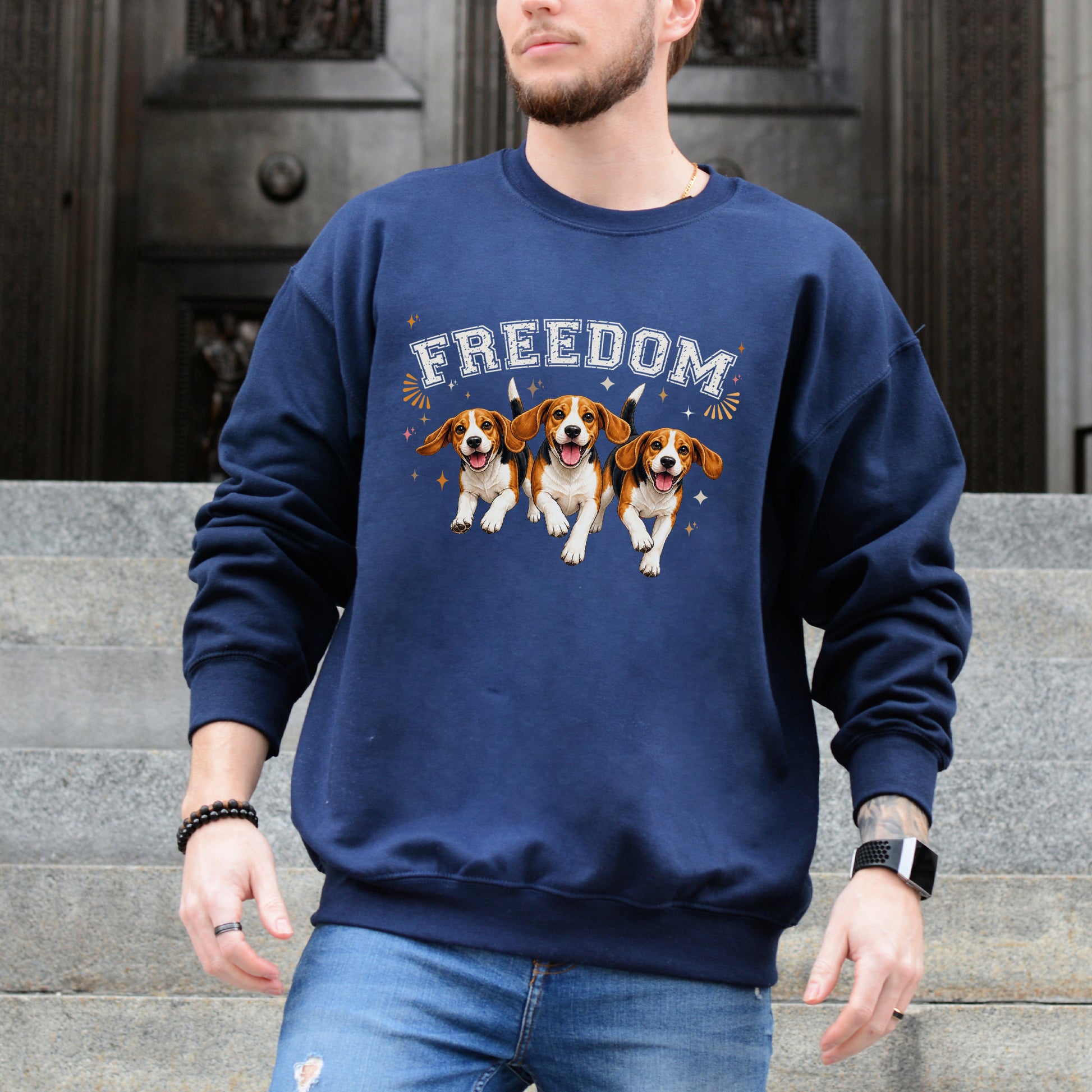 Beagles Freedom Rescue Dog End Animal Testing Advocacy Gift Sweatshirt