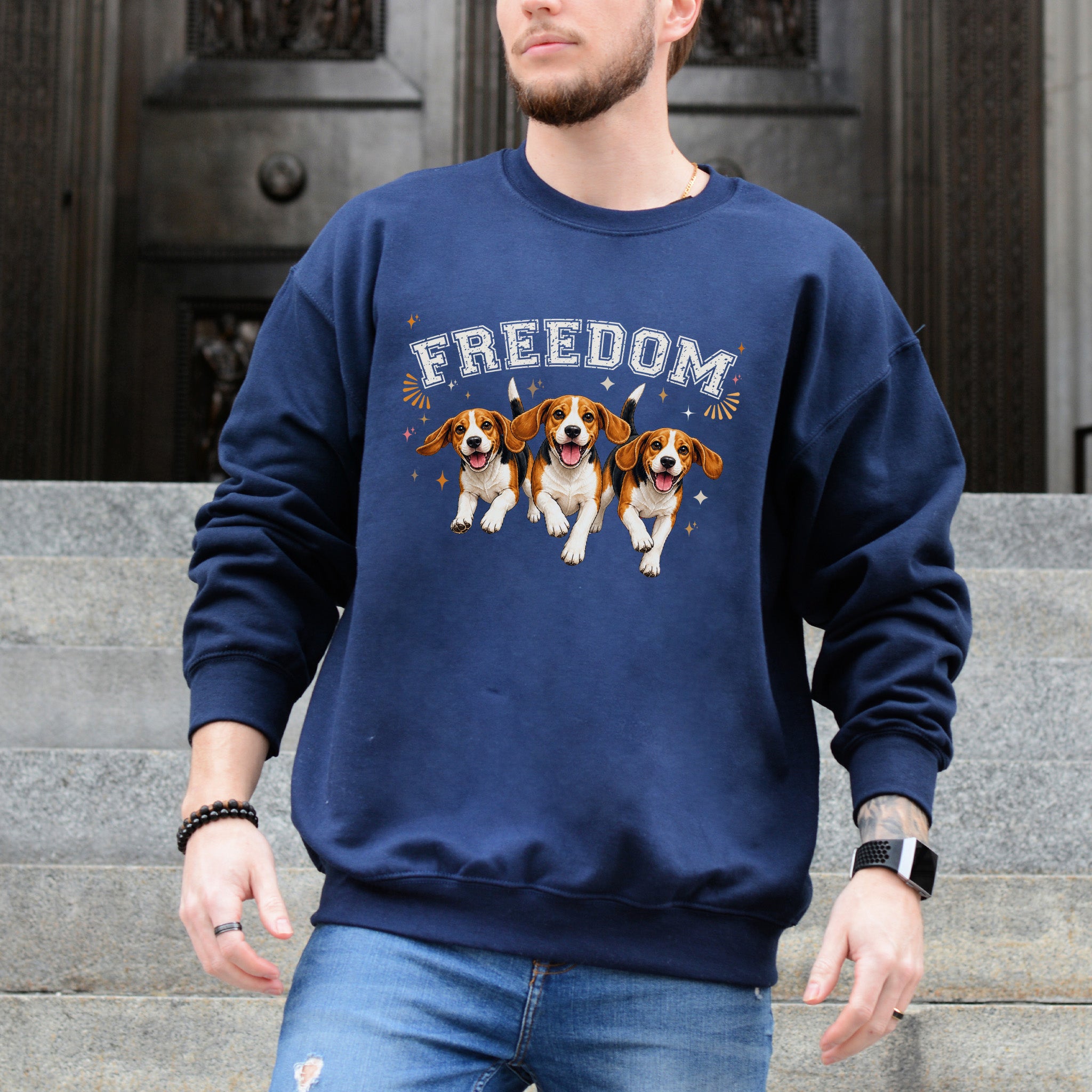 Beagles Freedom Rescue Dog End Animal Testing Advocacy Gift Sweatshirt