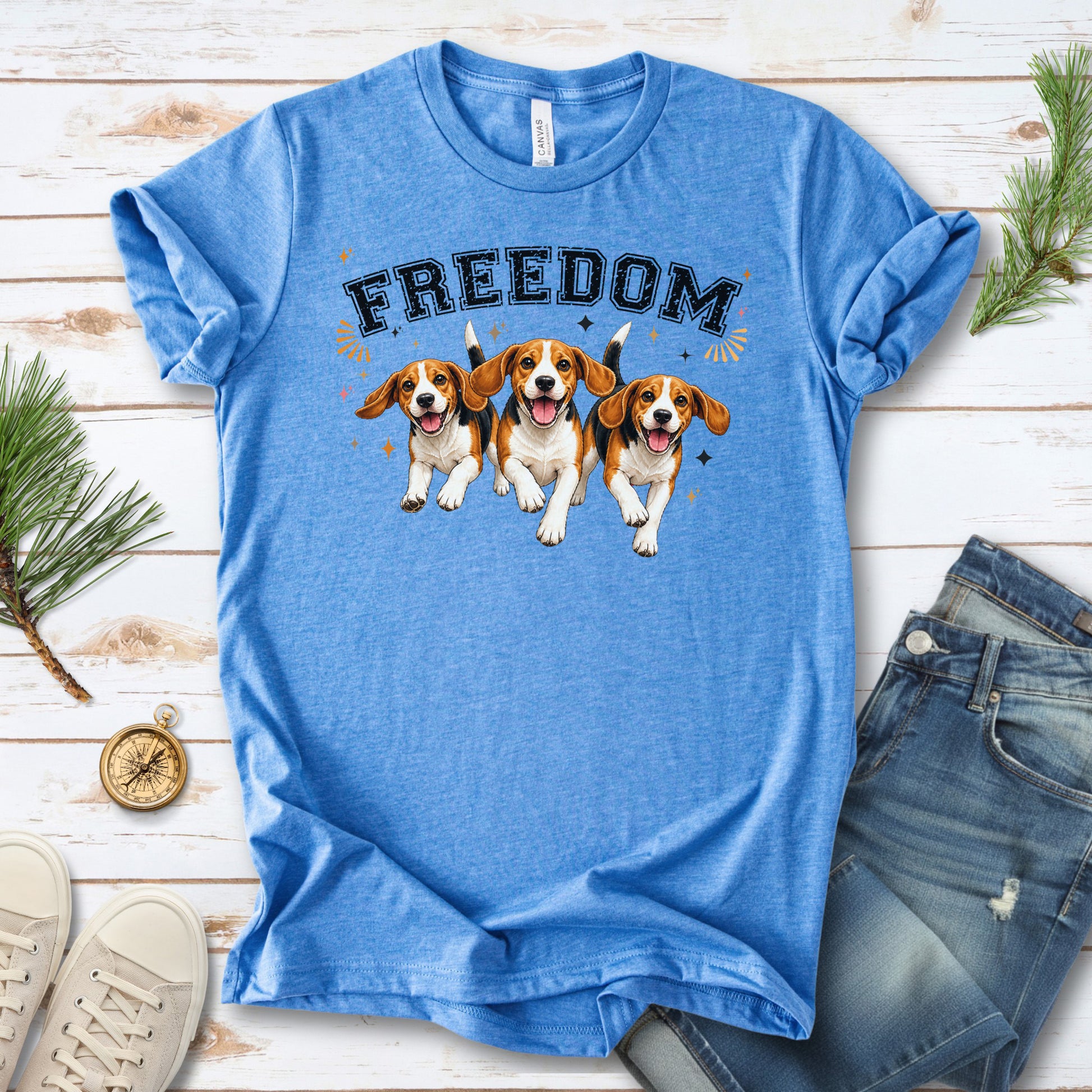 Beagles Freedom Rescue Dog End Animal Testing Advocacy Gift T-Shirt