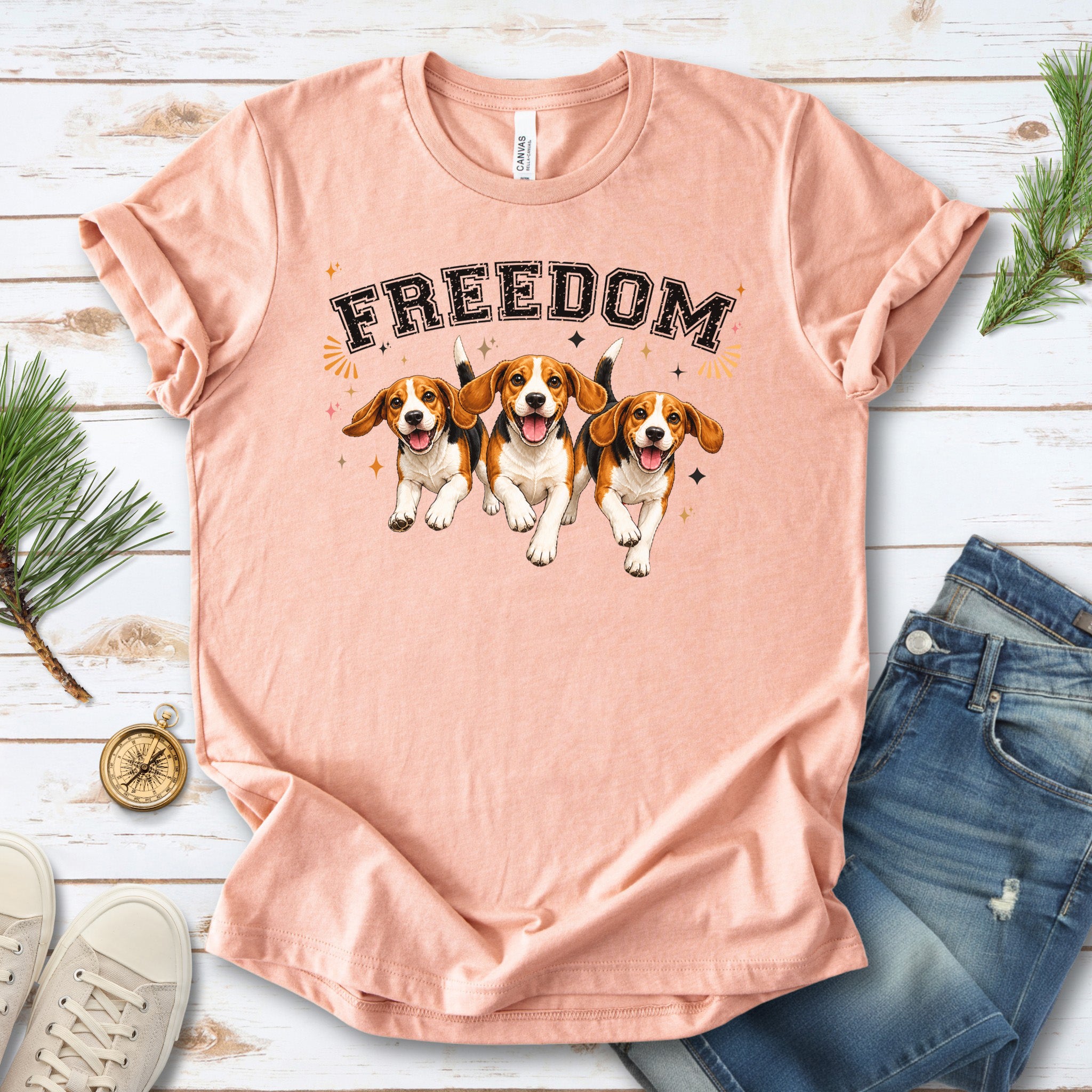 Beagles Freedom Rescue Dog End Animal Testing Advocacy Gift T-Shirt
