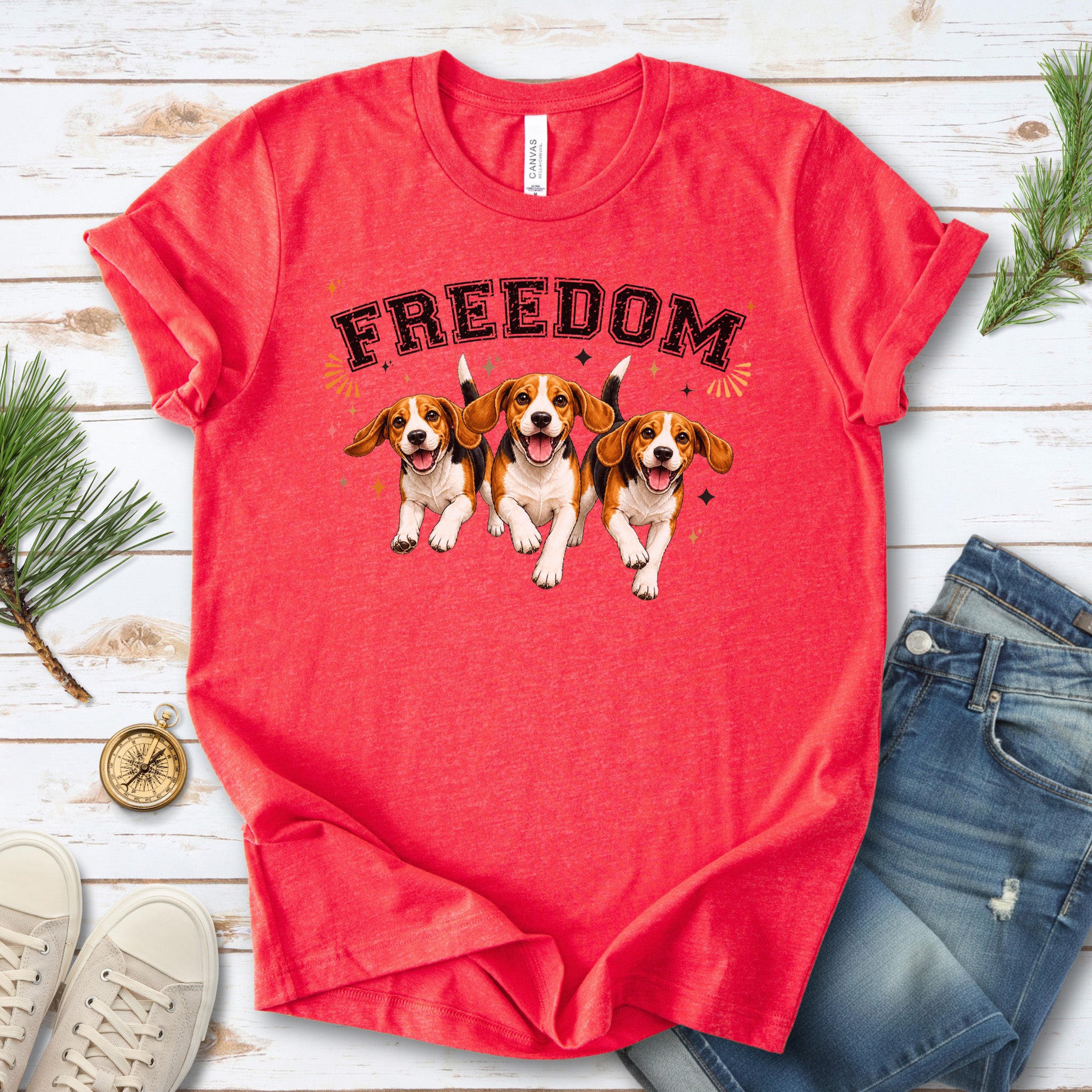 Beagles Freedom Rescue Dog End Animal Testing Advocacy Gift T-Shirt