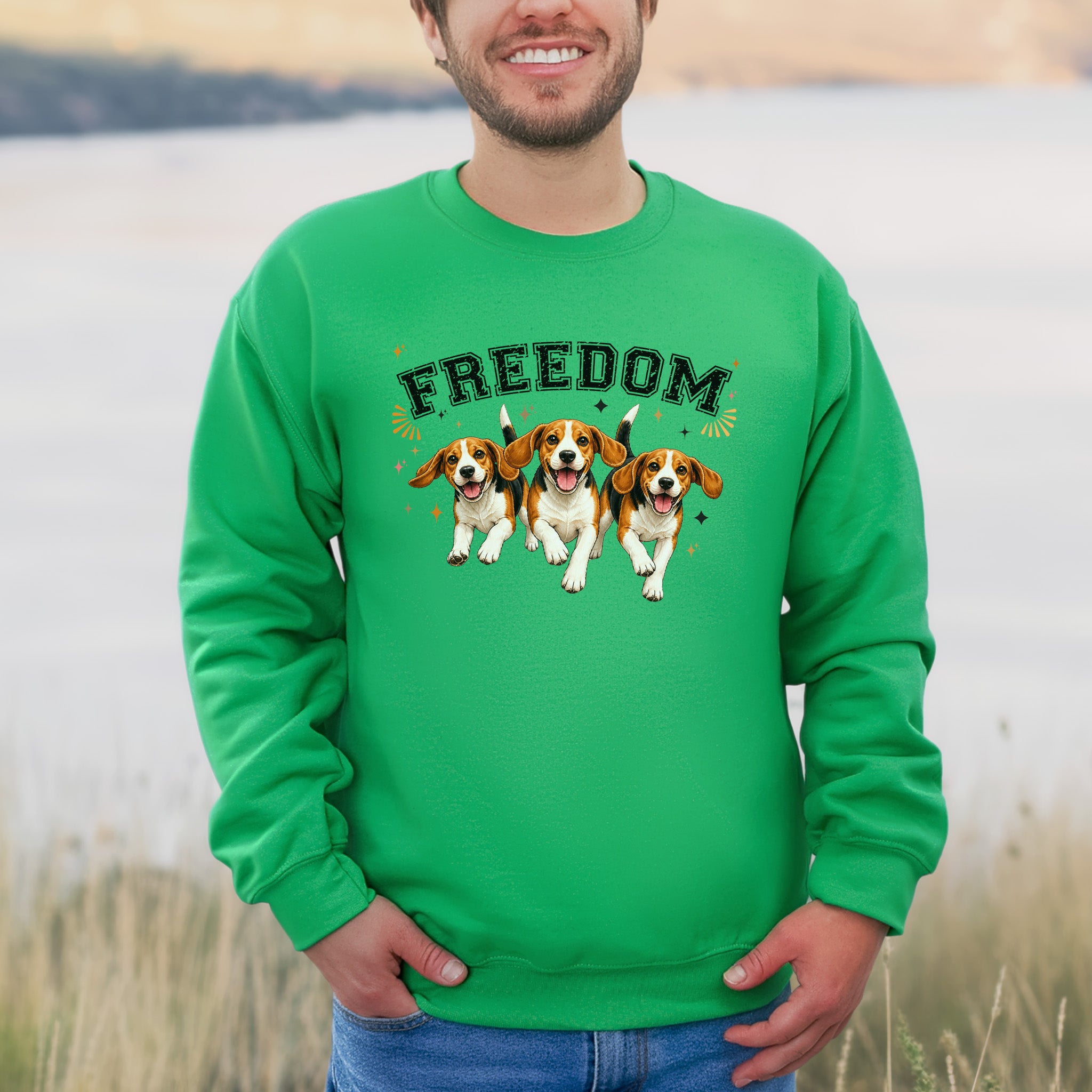 Beagles Freedom Rescue Dog End Animal Testing Advocacy Gift Sweatshirt