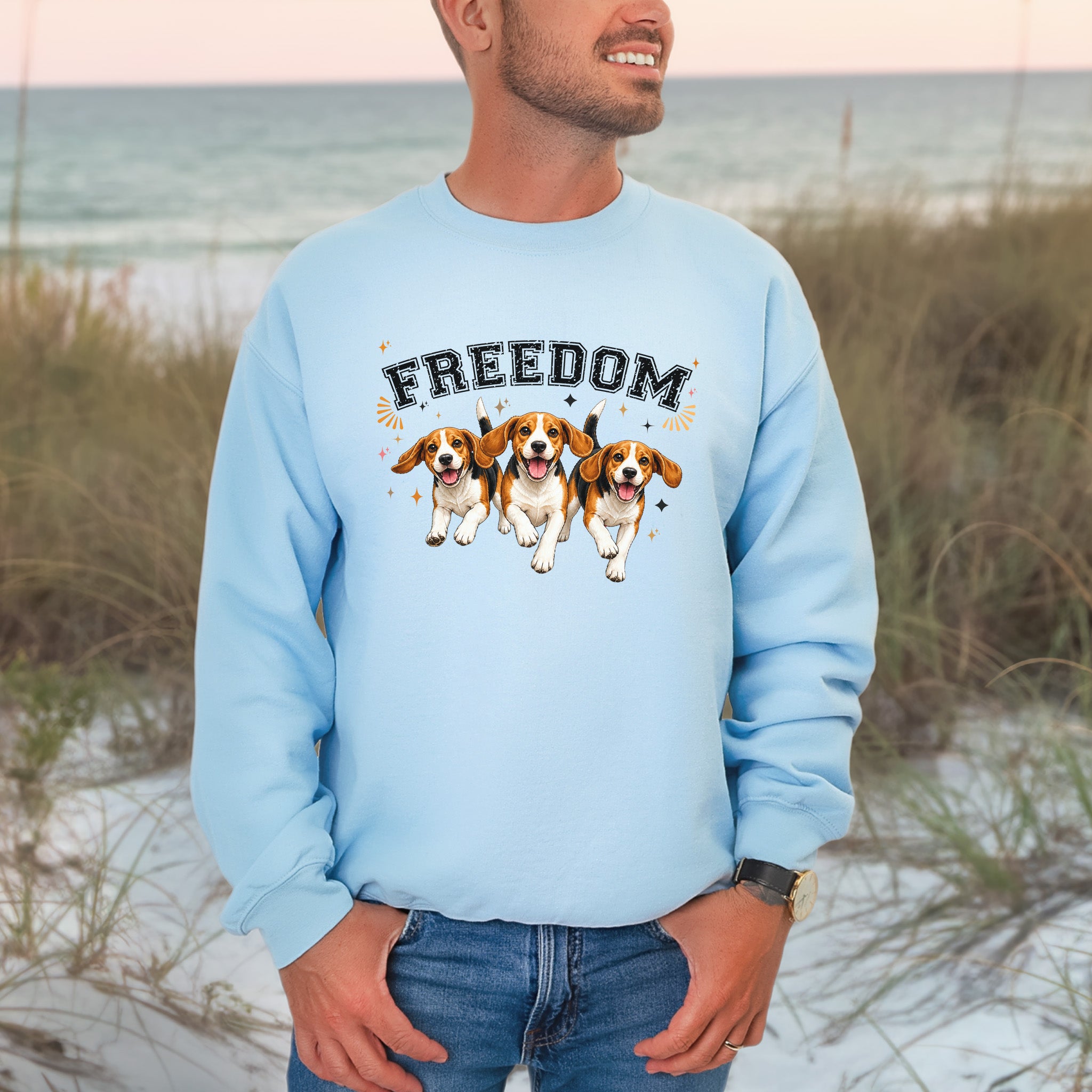 Beagles Freedom Rescue Dog End Animal Testing Advocacy Gift Sweatshirt