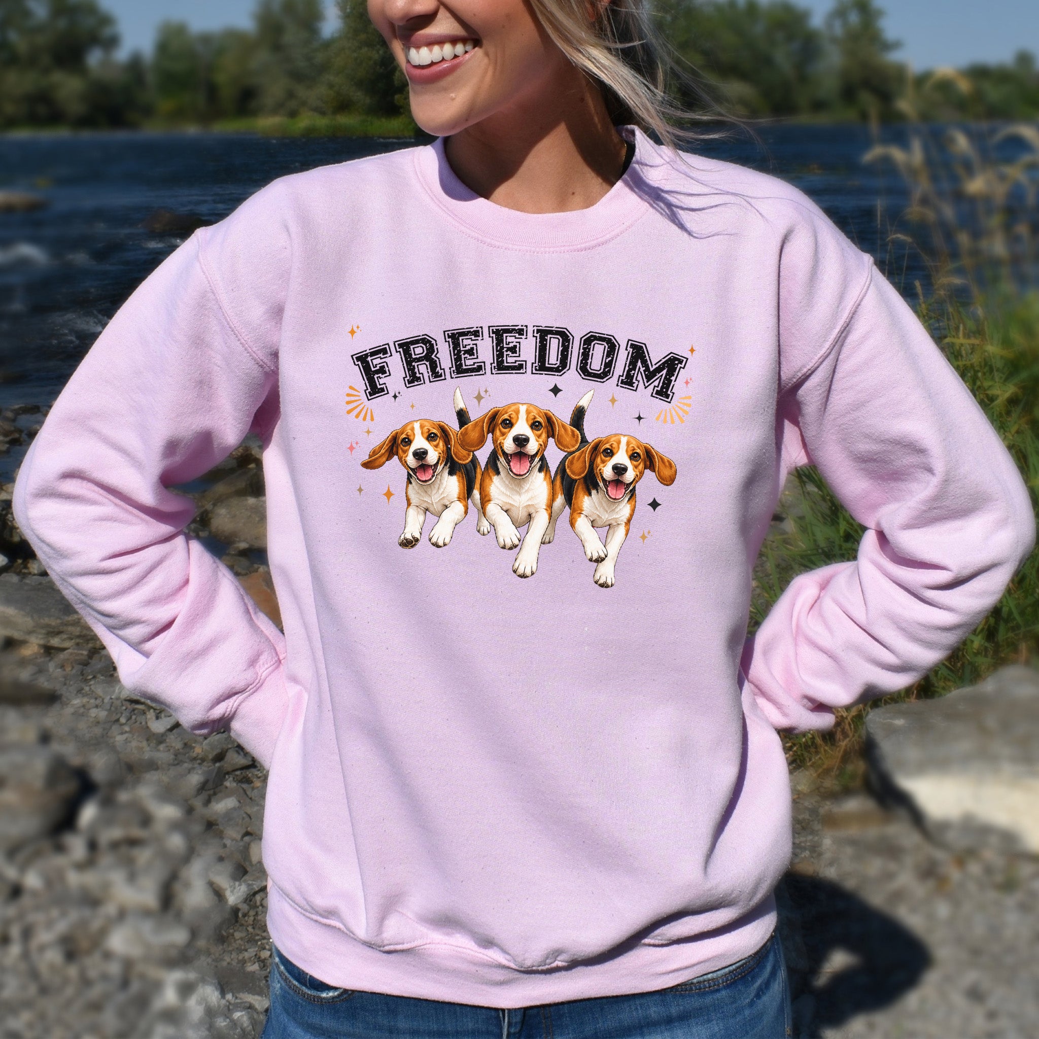 Beagles Freedom Rescue Dog End Animal Testing Advocacy Gift Sweatshirt