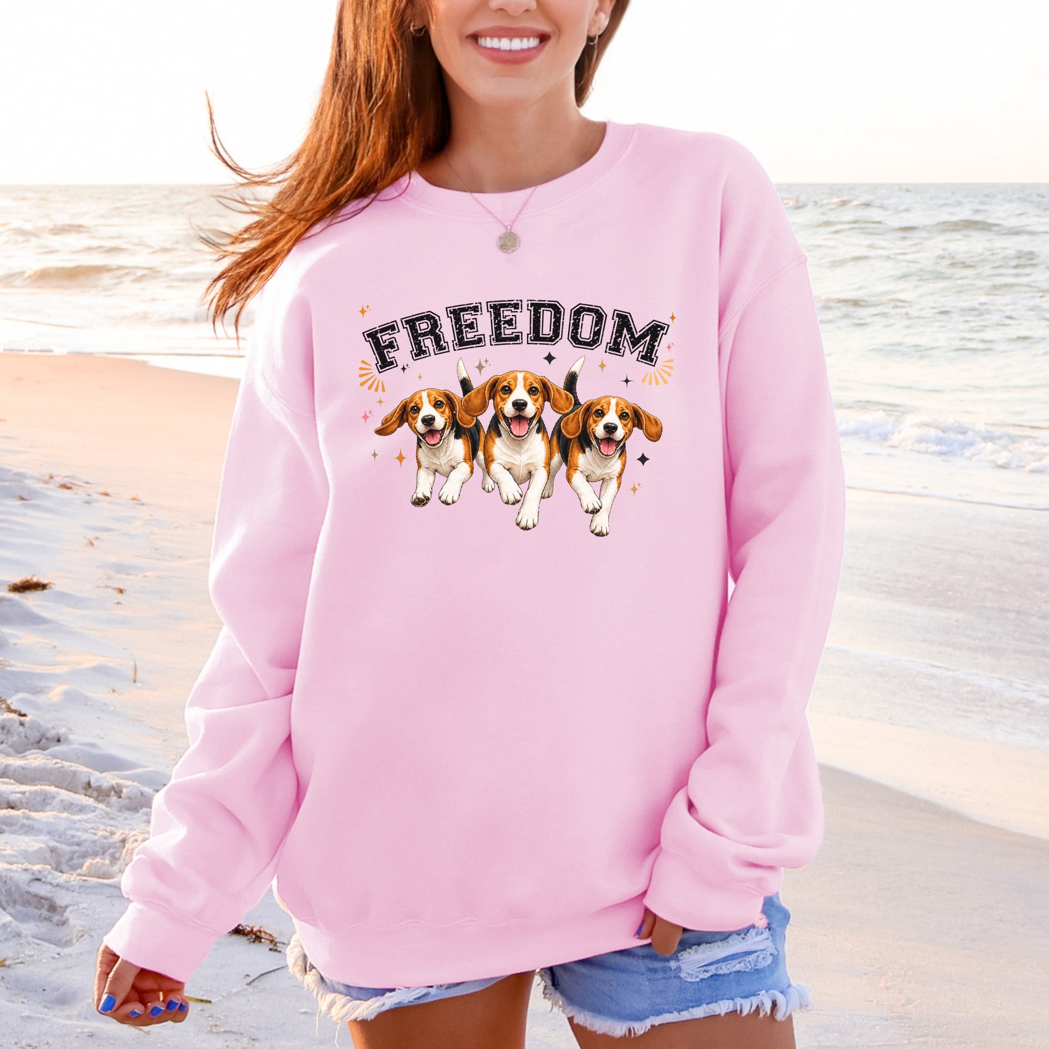 Beagles Freedom Rescue Dog End Animal Testing Advocacy Gift Sweatshirt