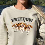 Beagles Freedom Rescue Dog End Animal Testing Advocacy Gift Sweatshirt