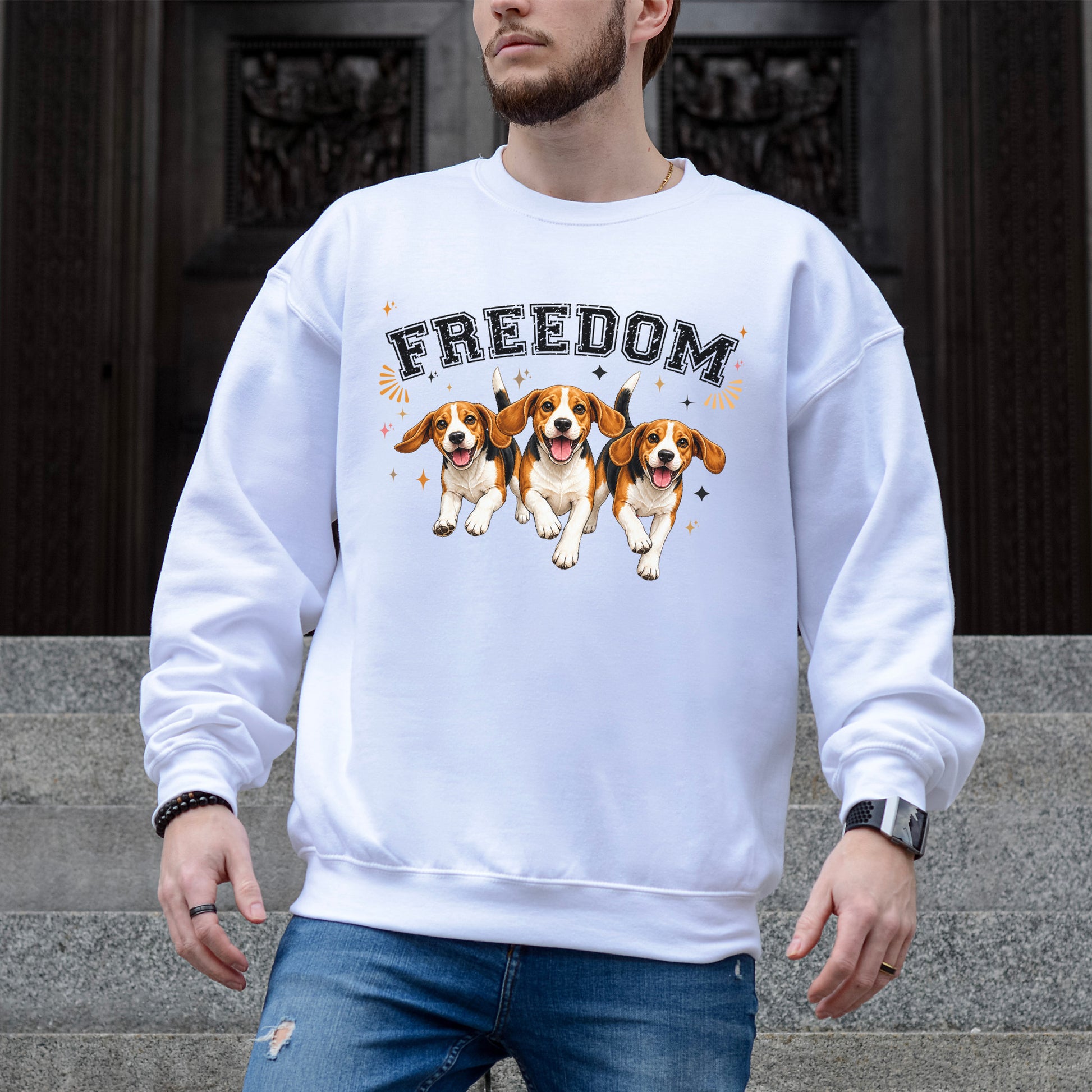 Beagles Freedom Rescue Dog End Animal Testing Advocacy Gift Sweatshirt