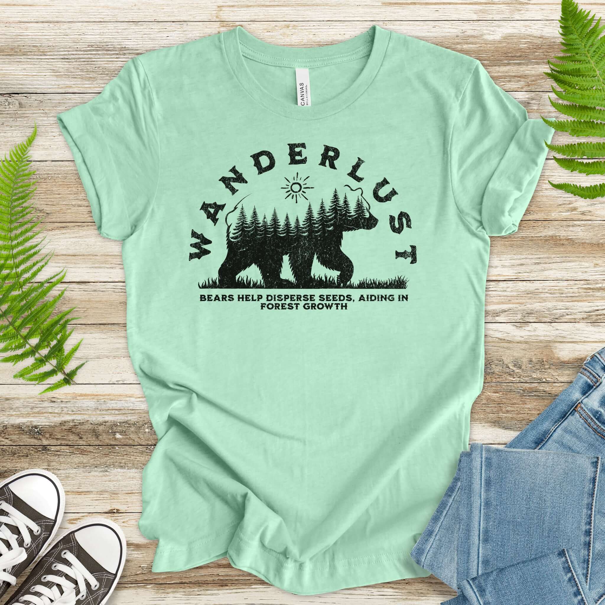 Wanderlust – Bears Support Forest Growth T-Shirt