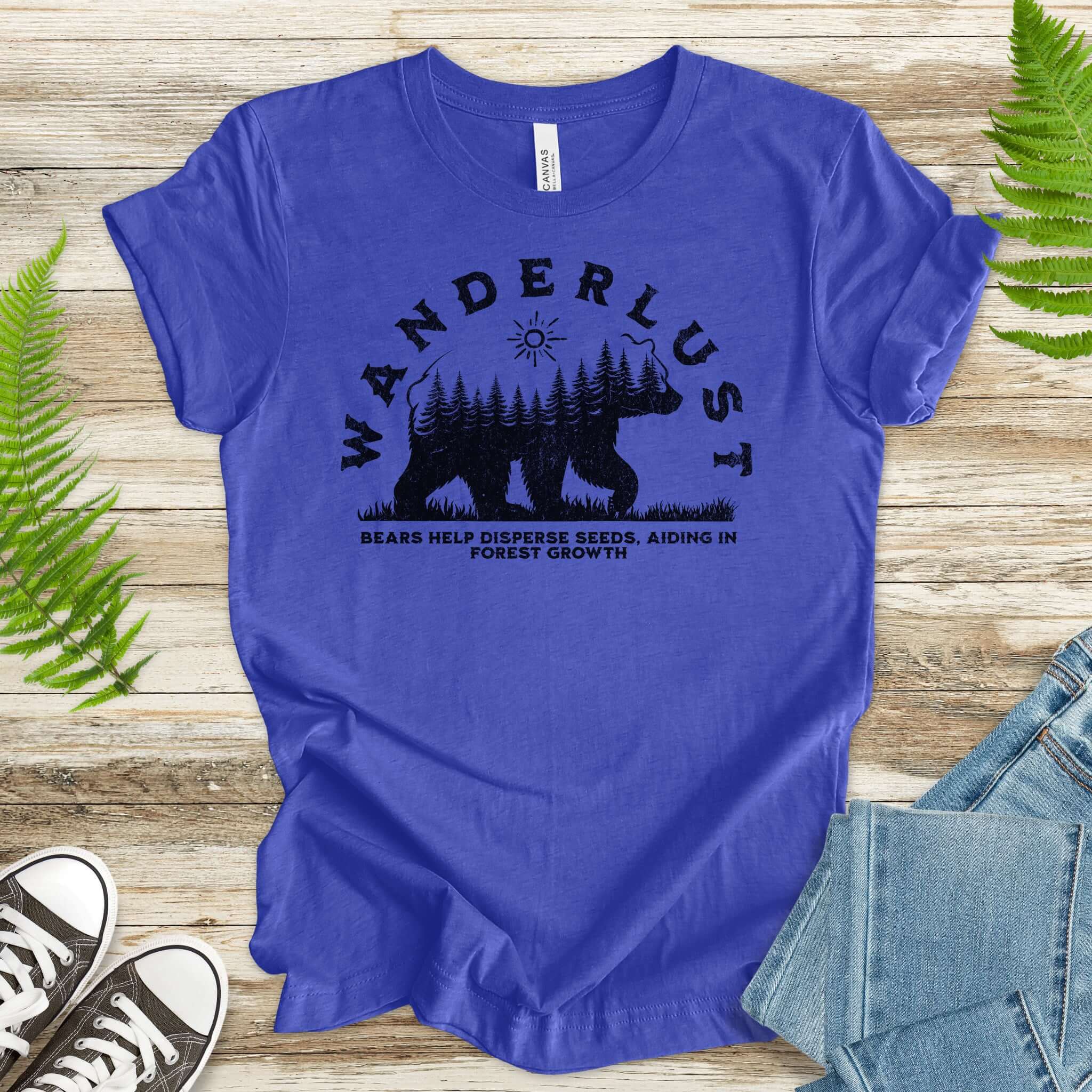 Wanderlust – Bears Support Forest Growth T-Shirt
