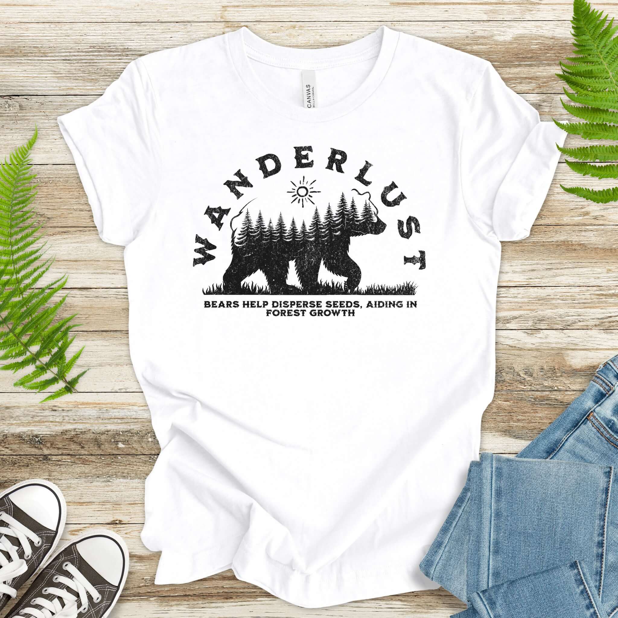 Wanderlust – Bears Support Forest Growth T-Shirt