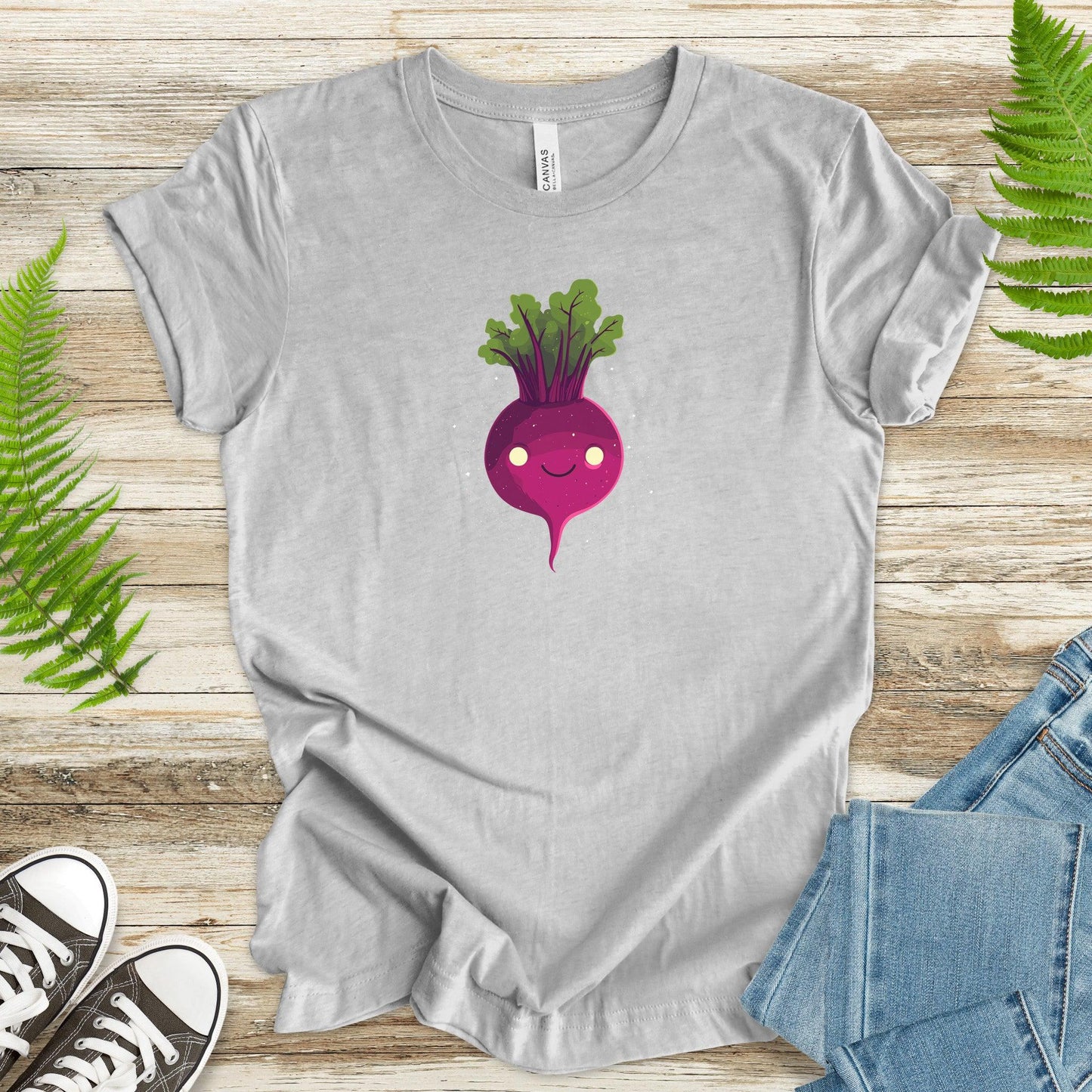 Beet Root Character T-Shirt 2 - TShirtree