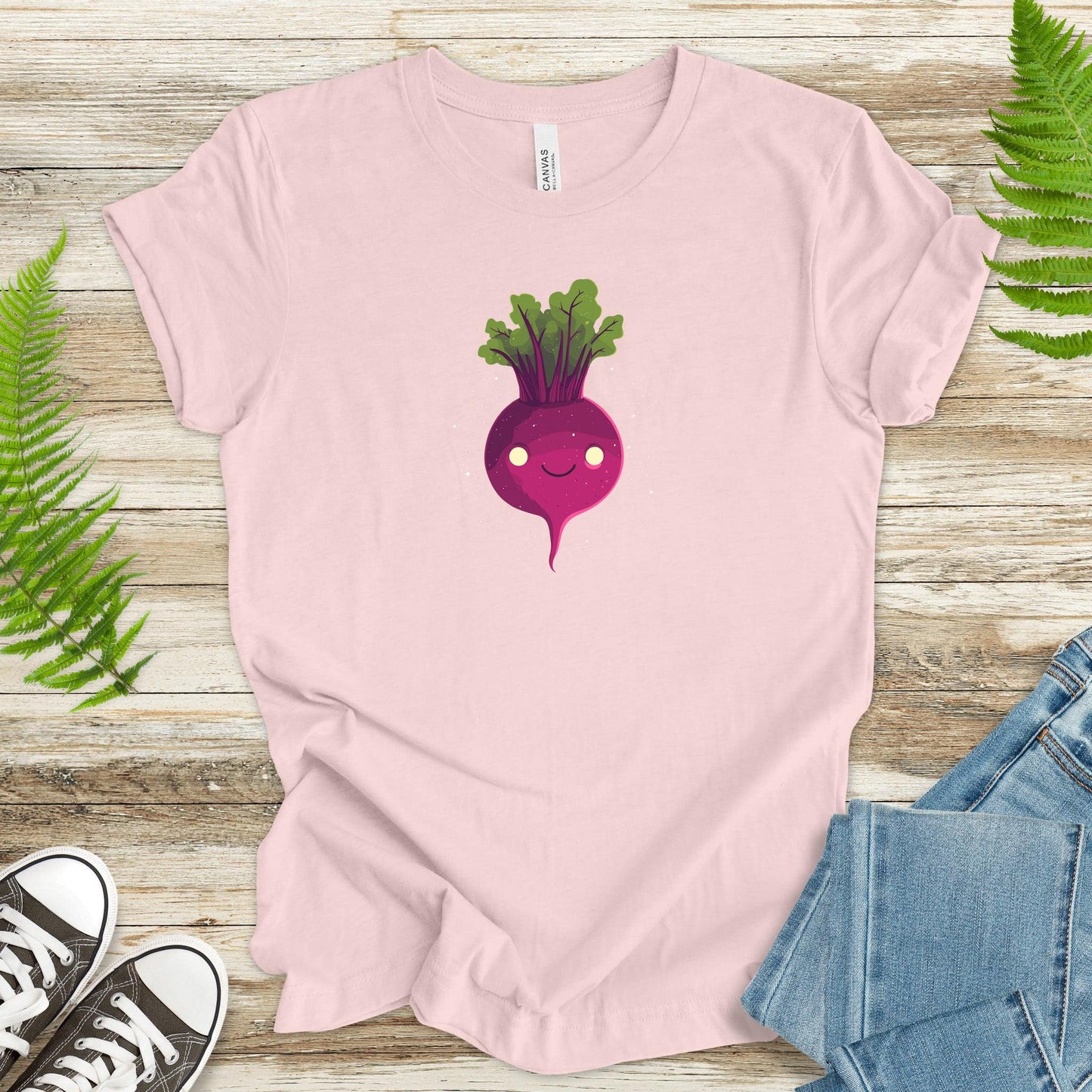 Beet Root Character T-Shirt 2 - TShirtree