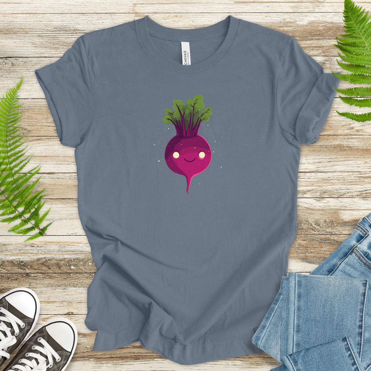 Beet Root Character T-Shirt 2 - TShirtree