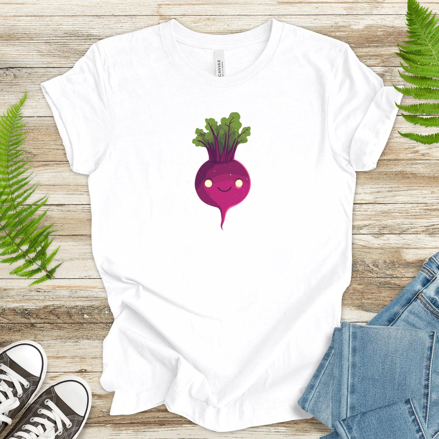 Beet Root Character T-Shirt 2 - TShirtree