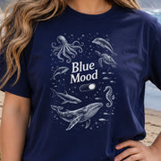 Blue Mood Vintage Sea Life Adventure T-Shirt