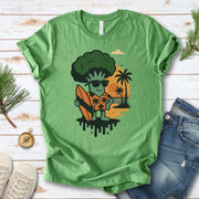 Surf's Up Broccoli Dude T-Shirt – Funny Veggie Surf Shirt